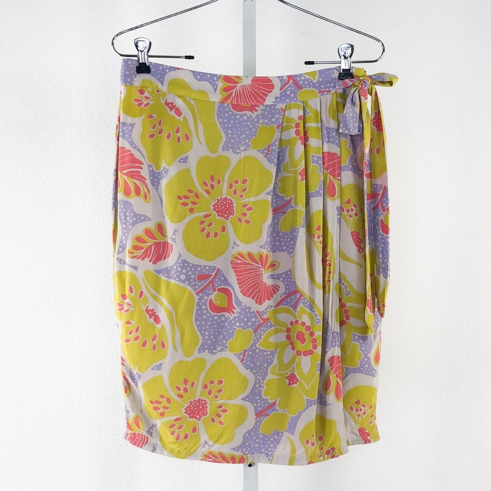 Modcloth Whole Lotta Loveliness Wrap Skirt Floral